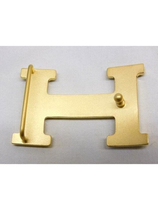 Hermes Constant Buckle Only Gold Color Logo 1 Hole Belt main image 4